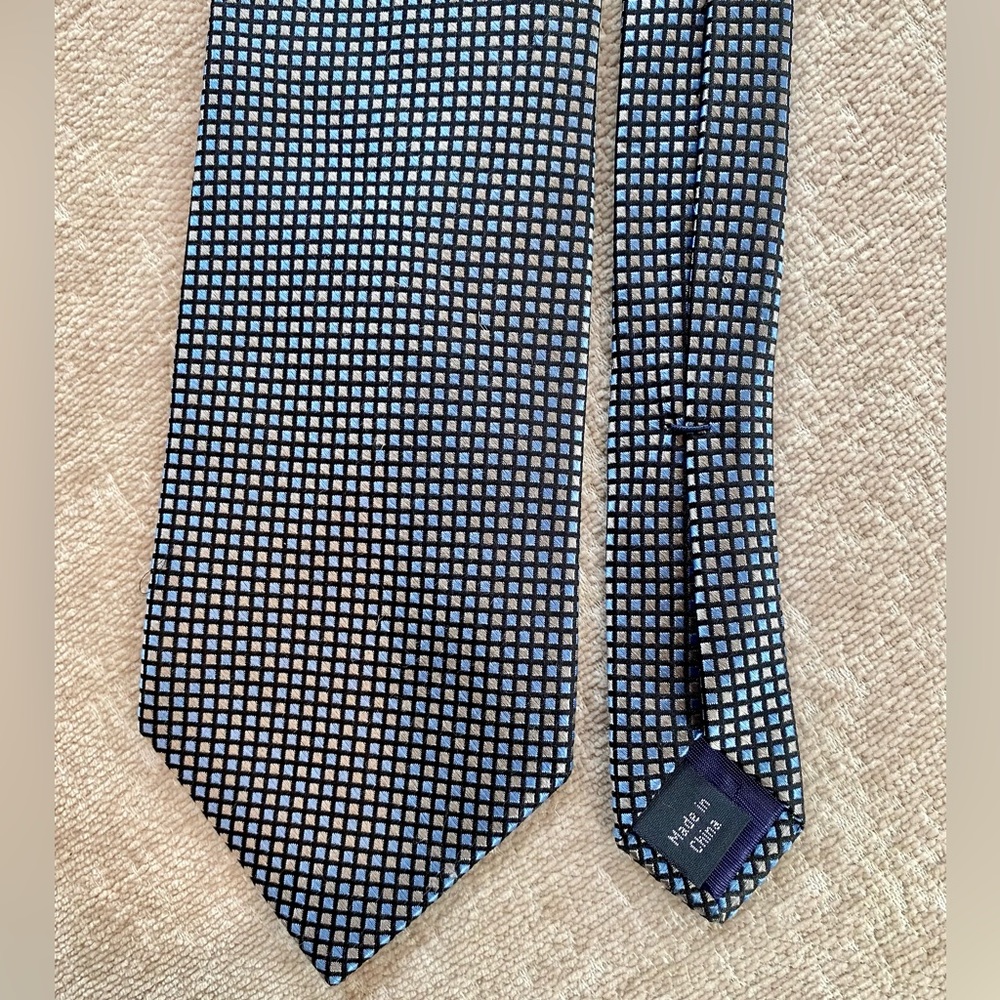 IZod 100% Silk Tie Men's 60” Long
